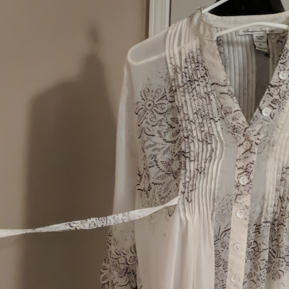 American Rag Sheer Blouse - Picture 3 of 4